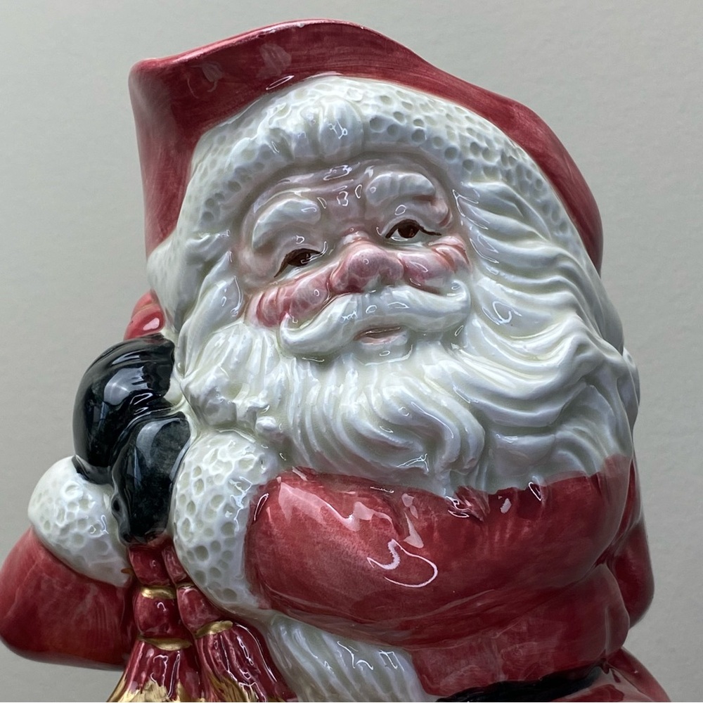 FITZ & FLOYD Santa Pitcher